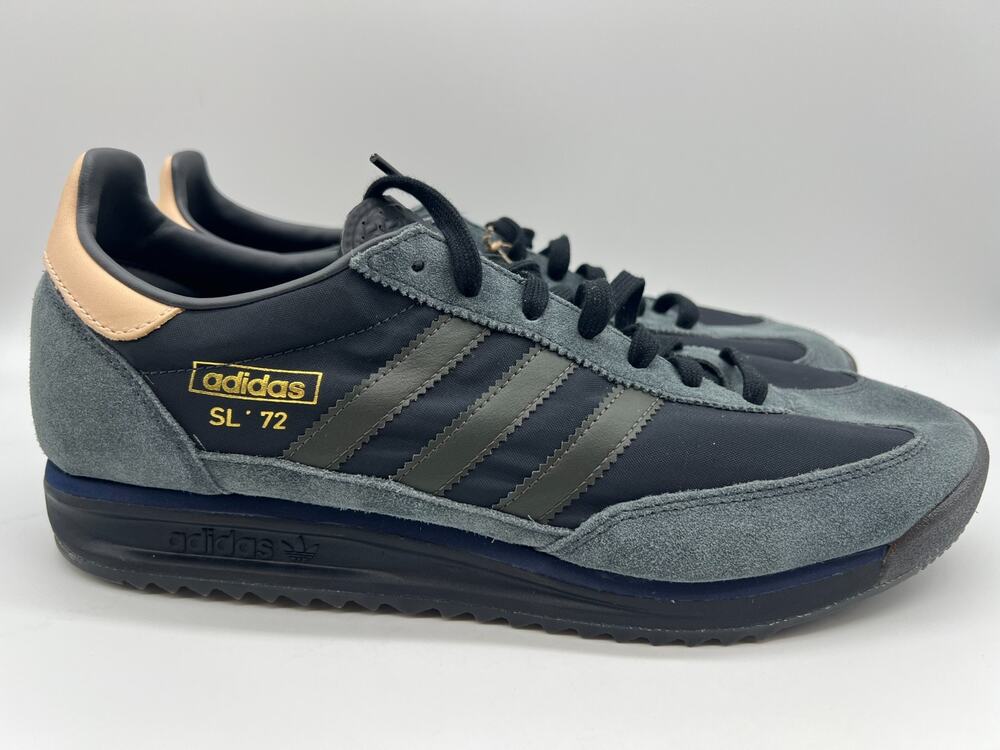 adidas SL 72 RS Core Black Shadow Olive IG4646 Men's Size 12 New